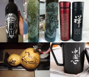 锡林郭勒盟锡林浩特酒瓶葫芦工艺品激光雕刻机